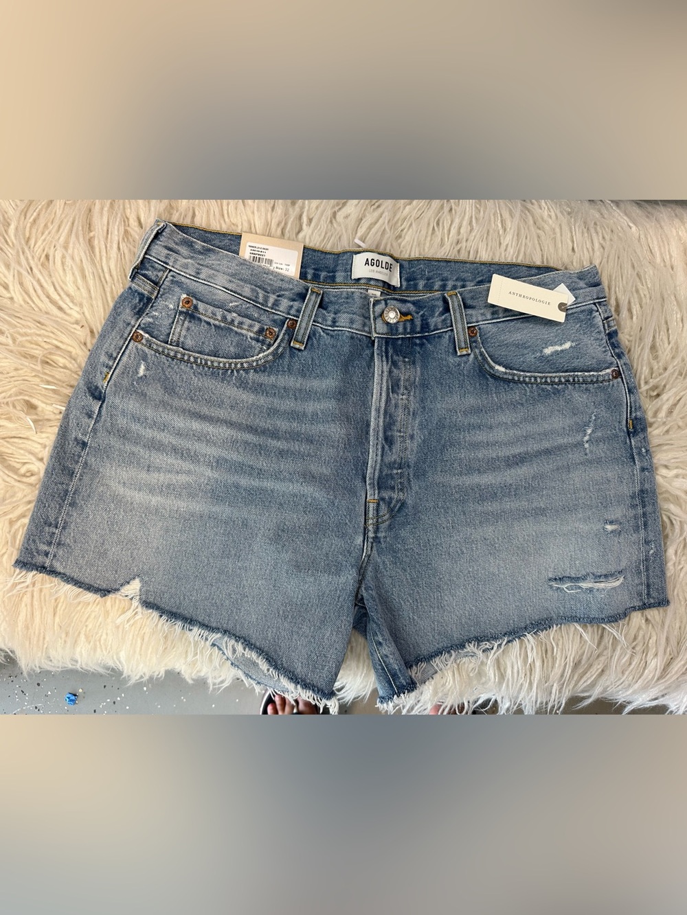 25. Agolde nwt Jean shorts sz 32 Parker long $148ret